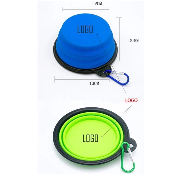 350ML Pet Supplies Plastic Portable Dog Bowl - 350ML Pet Supplies Plastic Portable Dog Bowl - Image 3 of 9