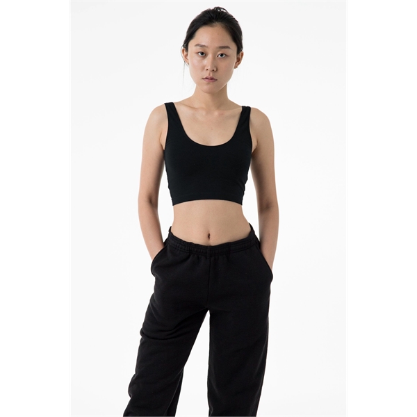 Women's Cotton Spandex Tank Crop Top - Women's Cotton Spandex Tank Crop Top - Image 0 of 3