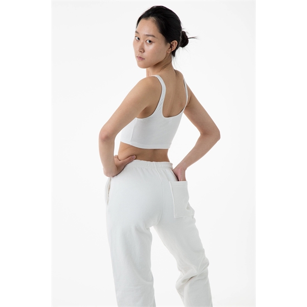 Women's Cotton Spandex Tank Crop Top - Women's Cotton Spandex Tank Crop Top - Image 3 of 3