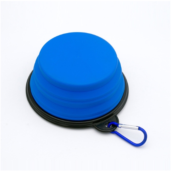 1000ML Collapsible Silicone Dog Bowl Accept Custom Logo - 1000ML Collapsible Silicone Dog Bowl Accept Custom Logo - Image 0 of 8