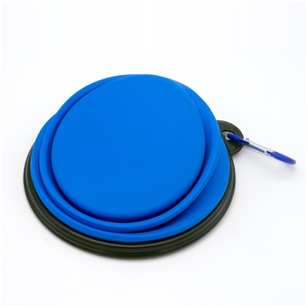 1000ML Collapsible Silicone Dog Bowl Accept Custom Logo - 1000ML Collapsible Silicone Dog Bowl Accept Custom Logo - Image 1 of 8