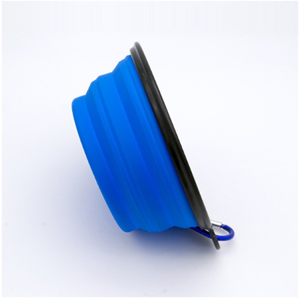 1000ML Collapsible Silicone Dog Bowl Accept Custom Logo - 1000ML Collapsible Silicone Dog Bowl Accept Custom Logo - Image 2 of 8