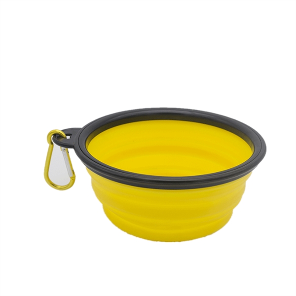 1000ML Collapsible Silicone Dog Bowl Accept Custom Logo - 1000ML Collapsible Silicone Dog Bowl Accept Custom Logo - Image 4 of 8