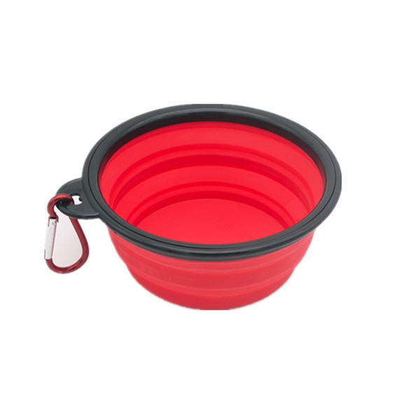 1000ML Collapsible Silicone Dog Bowl Accept Custom Logo - 1000ML Collapsible Silicone Dog Bowl Accept Custom Logo - Image 6 of 8