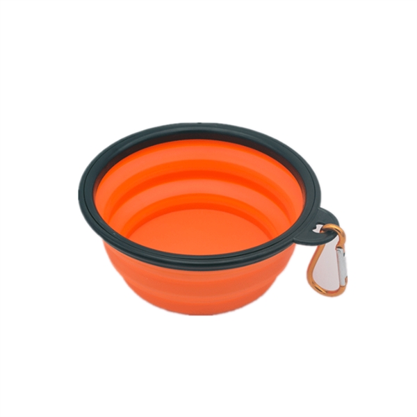 1000ML Collapsible Silicone Dog Bowl Accept Custom Logo - 1000ML Collapsible Silicone Dog Bowl Accept Custom Logo - Image 7 of 8