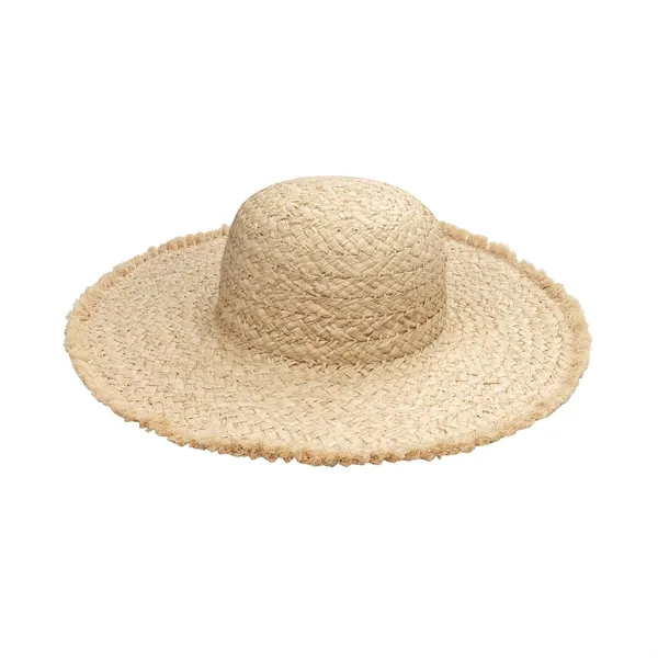 Natural Raffia Wide Brim Straw Sun Hat