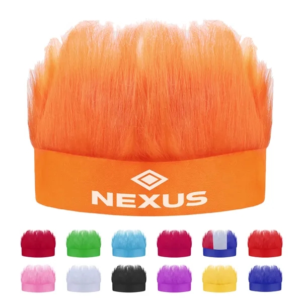 Adults Crazy Fans Wig Headband For Cheering