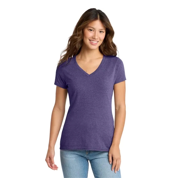Port & Co Women's Tri-Blend V-Neck Tee.