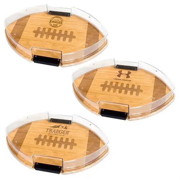 Custom Football Flip, Serve & Store Board