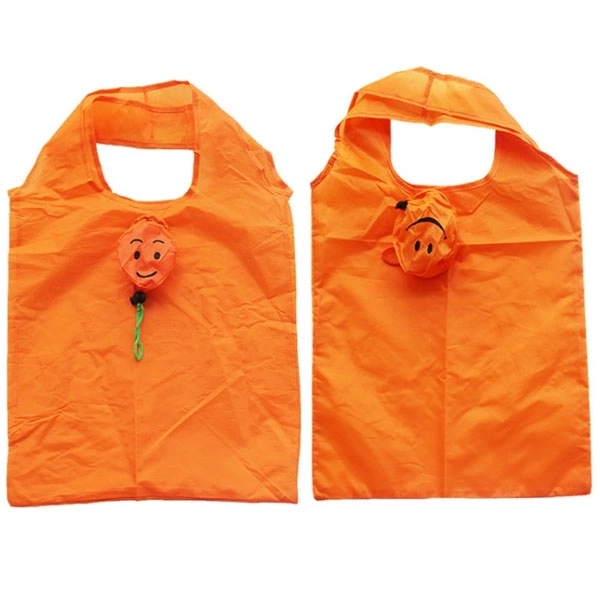 Smile Face Foldable Shopping Tote Bag - Smile Face Foldable Shopping Tote Bag - Image 6 of 6
