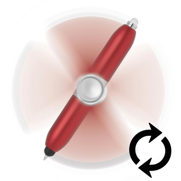 Stylus-404 LED Fidget Spinner Pens - Stylus-404 LED Fidget Spinner Pens - Image 5 of 10