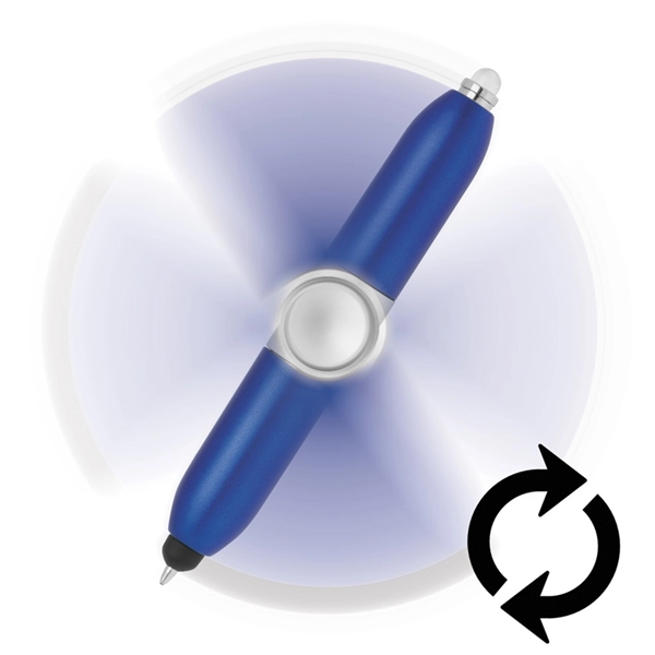 Stylus-404 LED Fidget Spinner Pens - Stylus-404 LED Fidget Spinner Pens - Image 3 of 10