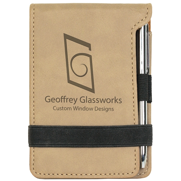 Leatherette Notepad and Pen
