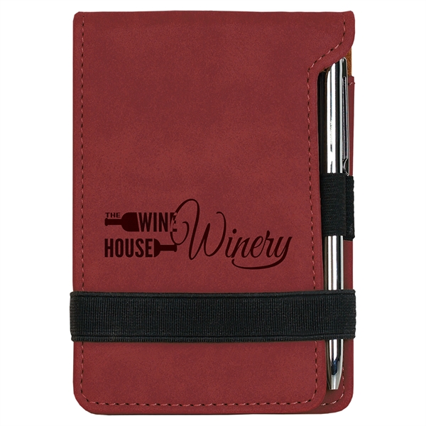 Leatherette Notepad and Pen