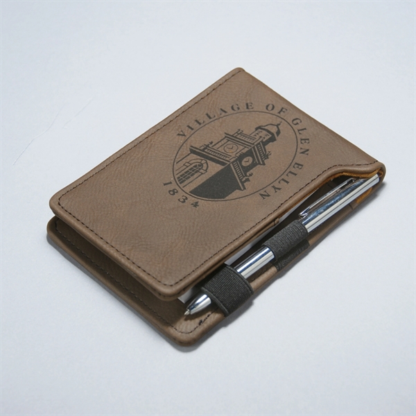 Leatherette Notepad and Pen