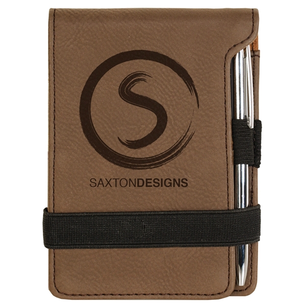 Leatherette Notepad and Pen