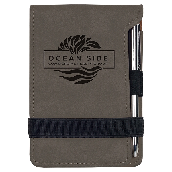 Leatherette Notepad and Pen