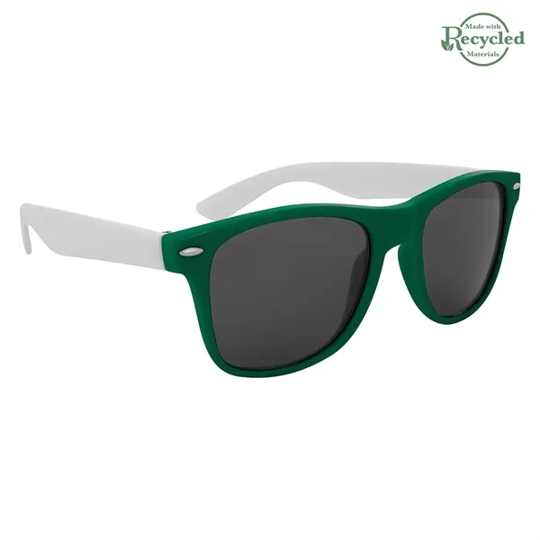 Full Color Colorblock Malibu Sunglasses