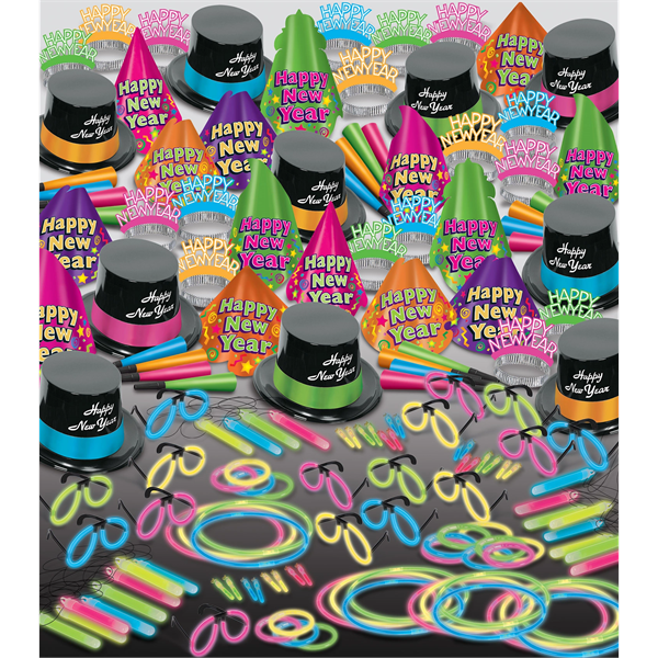 Neon Glow Super Bonanza Asst for 100 for New Year's Eve - Neon Glow Super Bonanza Asst for 100 for New Year's Eve - Image 0 of 0