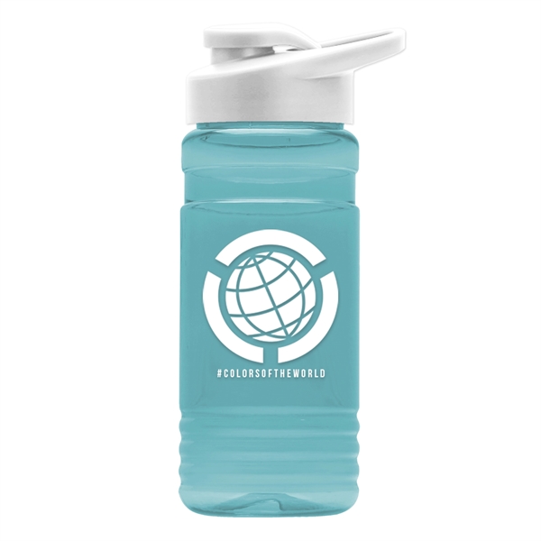 20 OZ. Big Grip Transparent Bottle -Drink-thru Lid - 20 OZ. Big Grip Transparent Bottle -Drink-thru Lid - Image 1 of 16