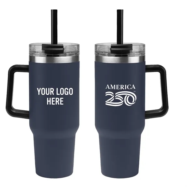 America250™ 40 Oz. Intrepid Recycled Stainless Steel Tumbler