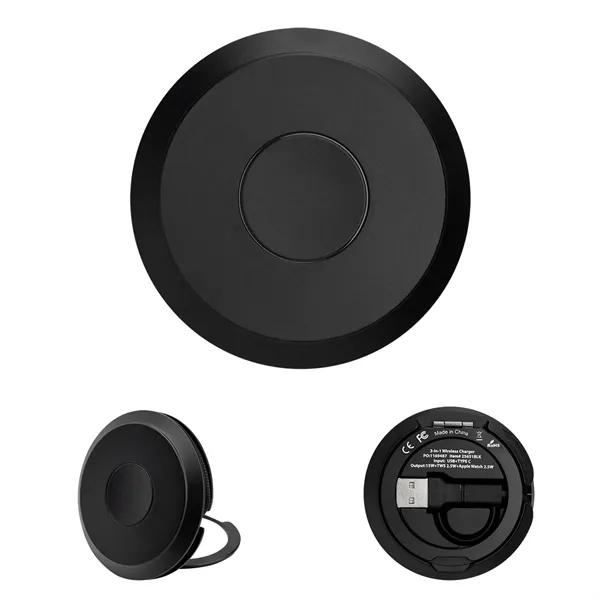 Wireless Multi-Charger With Kickstand