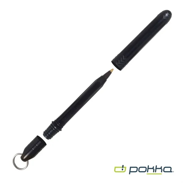 Pokka® Pocket Pen w/Dock & Chrome Keyring