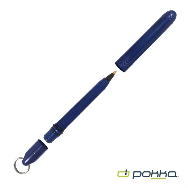 Pokka® Pocket Pen w/Dock & Chrome Keyring