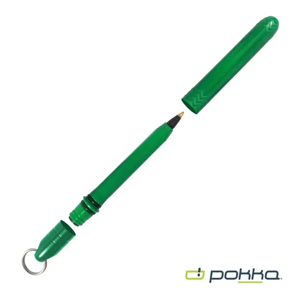 Pokka® Pocket Pen w/Dock & Chrome Keyring