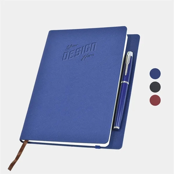 TiTUS® Executive Magnetic Notebook with Metal Pen