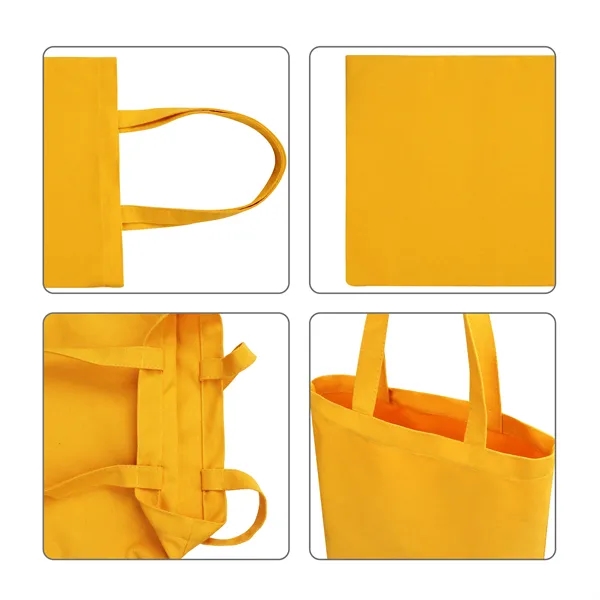 12Oz Canvas Large Grocery Tote Bag Screen Printed 13"x15.7"