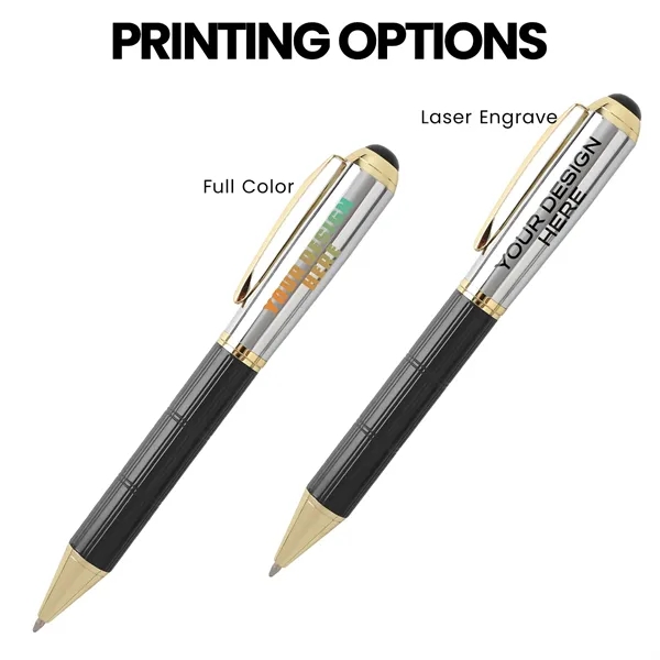 TiTUS® Luxury Silver Color Ballpoint Pen Gift Box