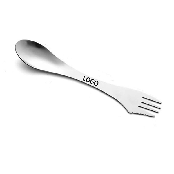 Stainless Steel 3 in 1 Cutlery Knife Fork Spoon Tableware - Stainless Steel 3 in 1 Cutlery Knife Fork Spoon Tableware - Image 0 of 0