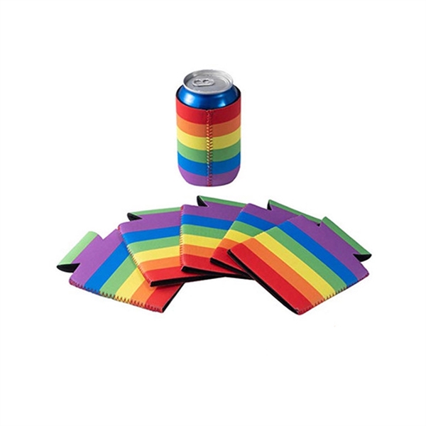 Pro Gay Rights Rainbow Can Coolie Drink Coolers - Pro Gay Rights Rainbow Can Coolie Drink Coolers - Image 0 of 4