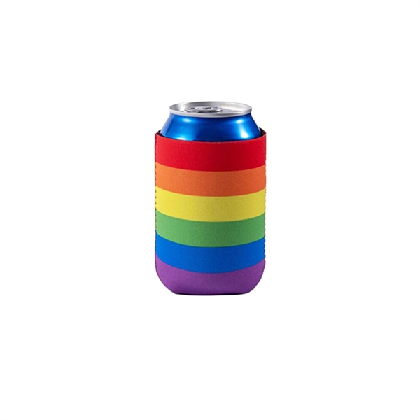 Pro Gay Rights Rainbow Can Coolie Drink Coolers - Pro Gay Rights Rainbow Can Coolie Drink Coolers - Image 2 of 4