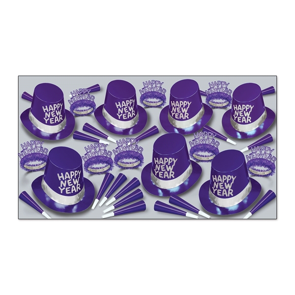 Blue Ice Assortment, New Years Eve Party Kit for 50 - Blue Ice Assortment, New Years Eve Party Kit for 50 - Image 1 of 2
