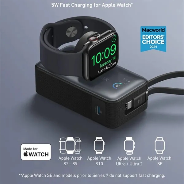Custom Anker MagGo Power Bank (10K, 35W, For Apple Watch)