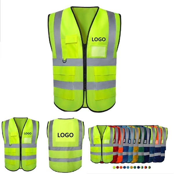 High Visibility Safety Vest with Pockets - High Visibility Safety Vest with Pockets - Image 0 of 0