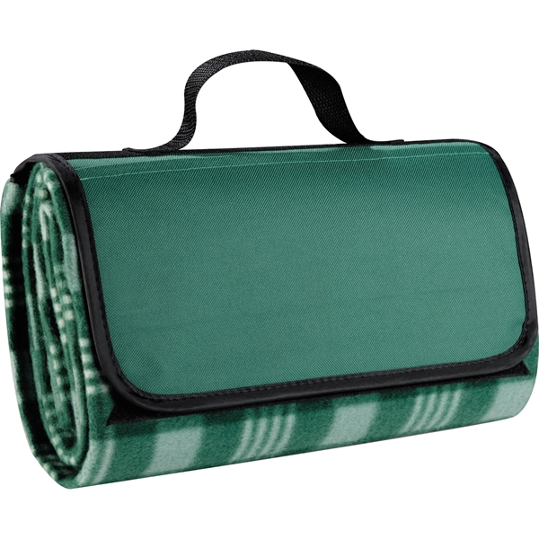 Padded Water-Resistant Fleece Picnic Blanket - Padded Water-Resistant Fleece Picnic Blanket - Image 7 of 19