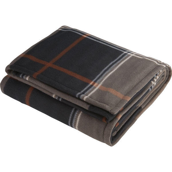 Plaid Fleece Sherpa Blanket - Plaid Fleece Sherpa Blanket - Image 2 of 18