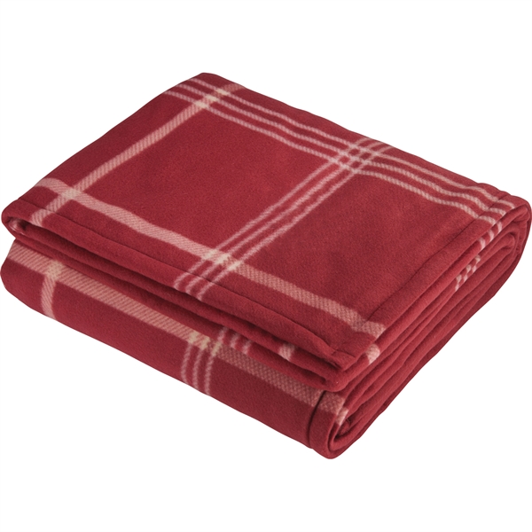 Plaid Fleece Sherpa Blanket - Plaid Fleece Sherpa Blanket - Image 10 of 18