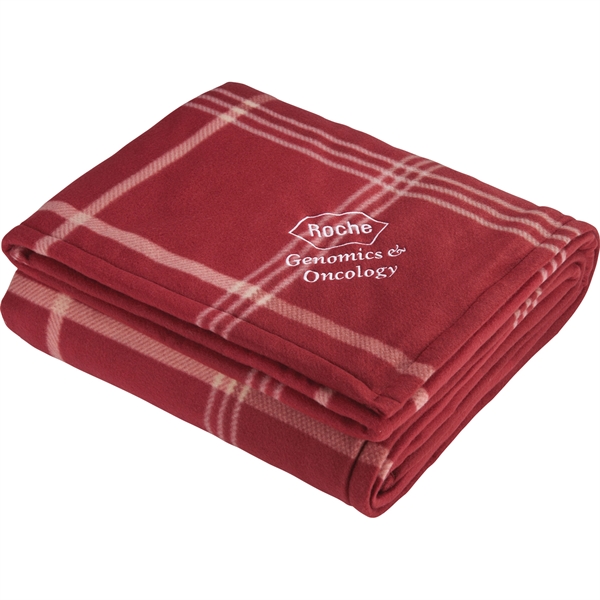 Plaid Fleece Sherpa Blanket - Plaid Fleece Sherpa Blanket - Image 12 of 18