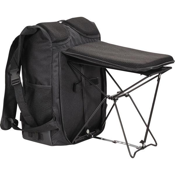 Backpack with 2025 seat attached