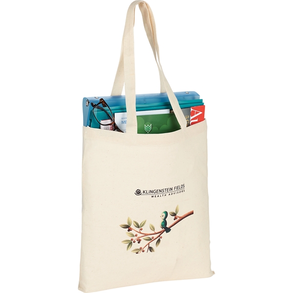 100% 4oz Cotton Canvas Convention Tote - 100% 4oz Cotton Canvas Convention Tote - Image 3 of 18