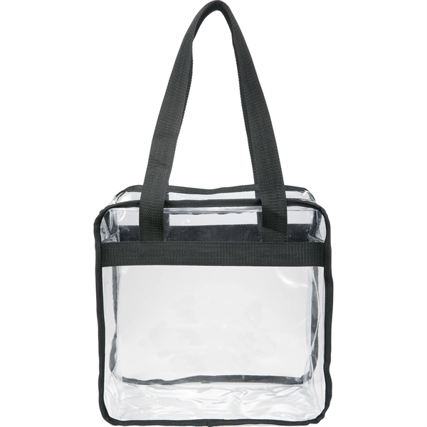 Game Day Clear Zippered Safety Tote - Game Day Clear Zippered Safety Tote - Image 0 of 7