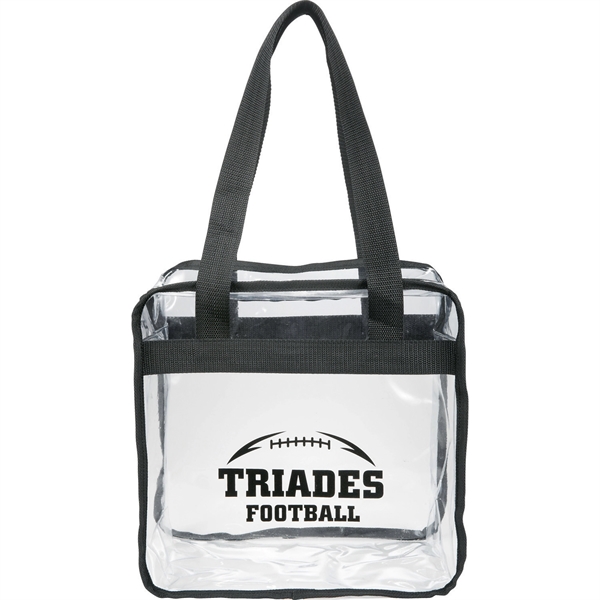 Game Day Clear Zippered Safety Tote - Game Day Clear Zippered Safety Tote - Image 1 of 7