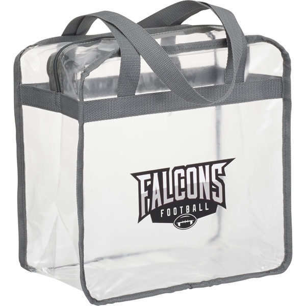 Game Day Clear Zippered Safety Tote - Game Day Clear Zippered Safety Tote - Image 4 of 7