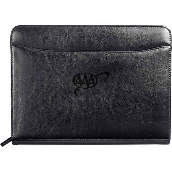 Renaissance Zippered Padfolio with FSC® Mix Paper - Renaissance Zippered Padfolio with FSC® Mix Paper - Image 0 of 5