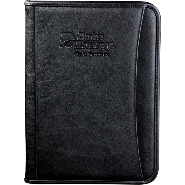 Executive DuraHyde Zippered Padfolio FSC® Mix Pape - Executive DuraHyde Zippered Padfolio FSC® Mix Pape - Image 0 of 8