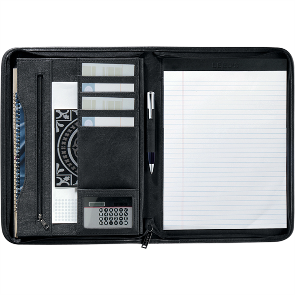 Executive DuraHyde Zippered Padfolio FSC® Mix Pape - Executive DuraHyde Zippered Padfolio FSC® Mix Pape - Image 2 of 8